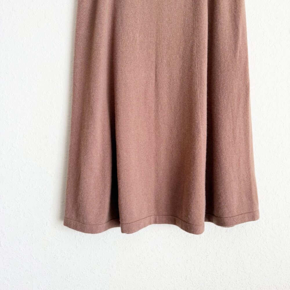 Banana Republic Brown Cashmere Midi Skirt Size XL - Picture 5 of 5